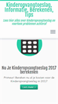 Mobile Screenshot of kinderopvangtoeslag.com